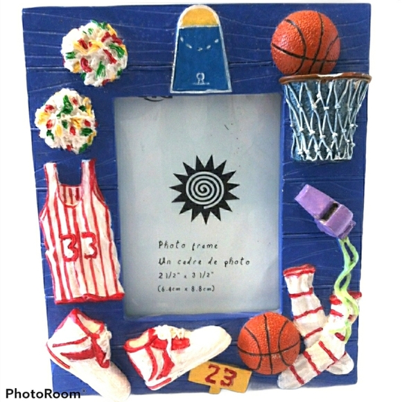 3-Dimensional Basketball Themed Frame - Picture 1 of 8